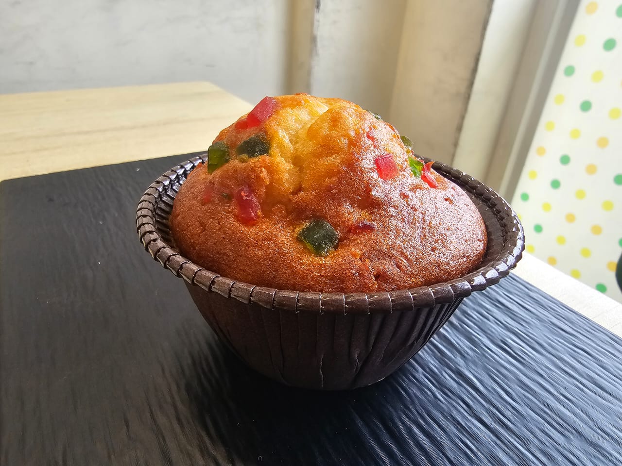 Vanilla Tutti Frutti Muffin