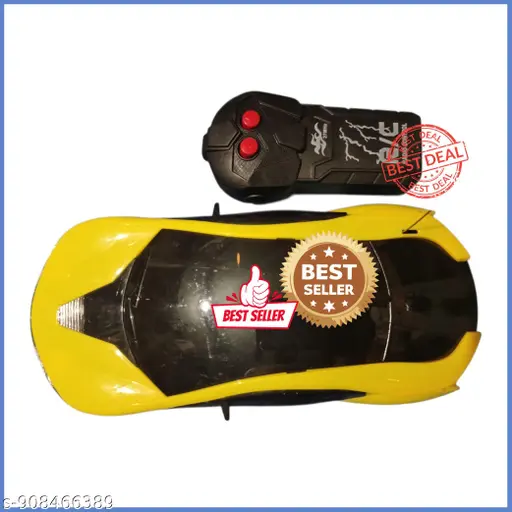 Remote Control Car Toy for Kids – Battery Operated RC Racing Car with Forward & Backward Movement (Assorted Colors)
