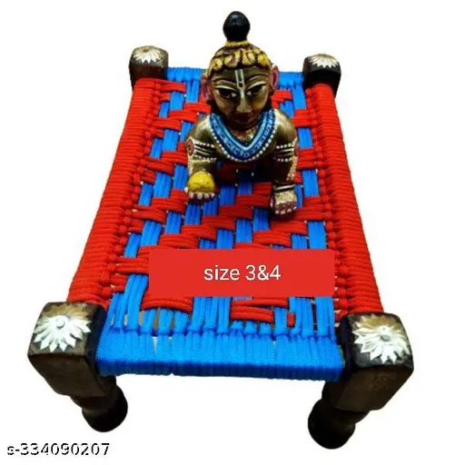 Laddu gopal ji wooden khat for laddu gopal ji very heavy khat offer