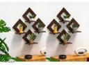 Wall Shelf Shelves Art Hanging Decor for Wall Diwali Decoration Items Home Decor - Floating Display Rack Shelves Artwork for Living Room Kitchen Bedroom Ideal for Gifting