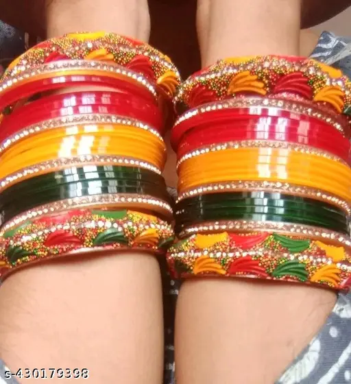 Premium Quality Multicolor Plastic Chooda Bangles in Affordable Price