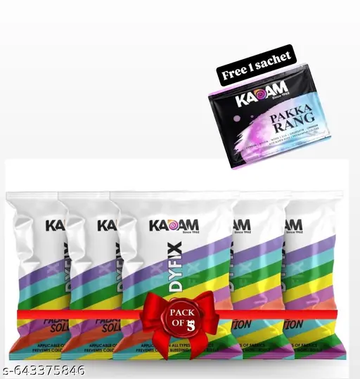 Ap Kadam DyFix Color Fixer- Pack of 5 Sachets