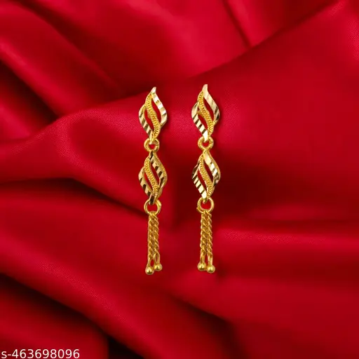Gold Plated Earrings and Studs for Girls and Women