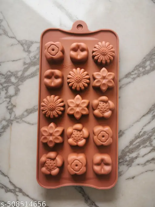 Chocolate Moulds Silicone Material For Shaping The ice, candle, Candy And Chocolates pack of 01