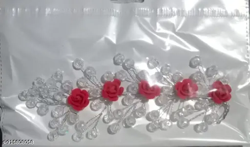 Classic White Rose Tiara