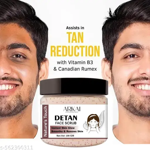 ARKAI Face Scrub De-Tan - Exfoliation & Tan Removal - 100g