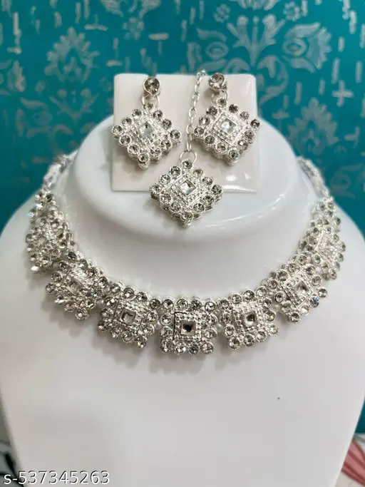 GIRLS SILVER NECKLESS EARRING TIKA SER