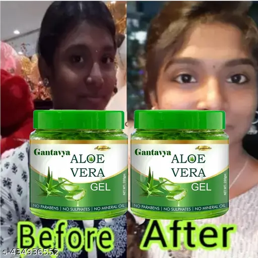 Gantavya Aloevera Face Beauty Gel - 220gm pack of 2