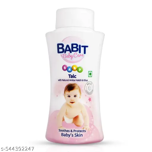 Babit Baby Powder – 100g  With Almond & Olive Oil, Amba Haldi Provides Gentle Softness & Comfort