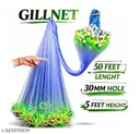 Star Fishing Net 1 Finger 30mm Mesh size Gillnet Height 5feet Fishing Net (Multicolor)