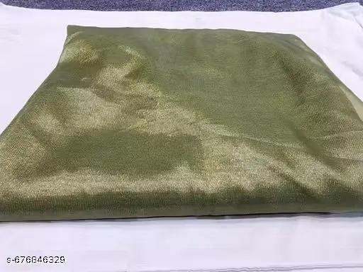 Trendy Multi purpose Twill Silver Dual Tone Fabric (5 Meter)