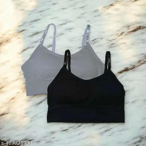 Women Bralette Lightly Padded Bra PACK OF 2
