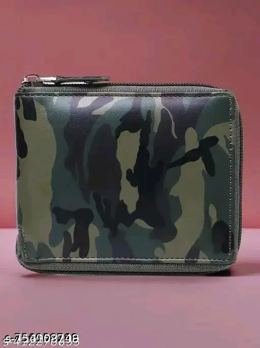 Best Men Artificial military leather wallet for men with comfortable size and extra space. good gifting purse for men