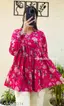 Women Rayon Printed Short Kurti