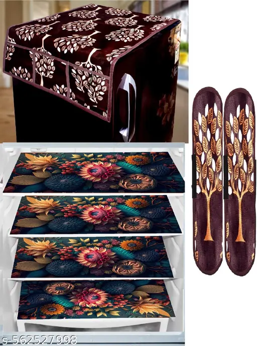 Refrigerator Combo 1 Fridge TOP Cover 2 Handle cover 4 Fridge MATS