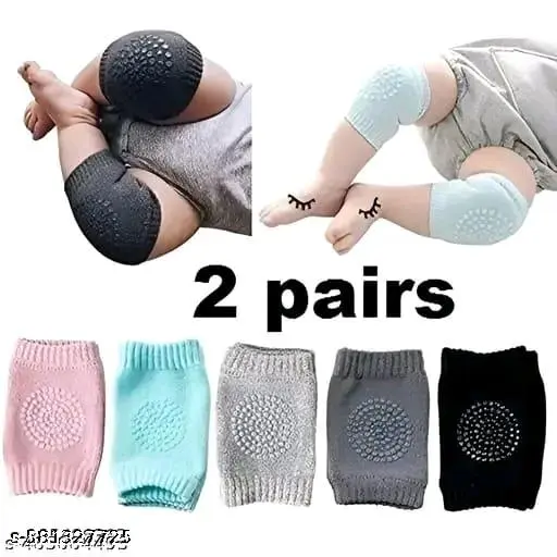 Baby Knee Pads for Crawling Multicolor Baby Knee Pads (Knee Elbow Pad) Multicolor Baby Knee Pads (Knee Elbow Pad) Caps, Ties, Belts & Socks 2pair baby knee pads