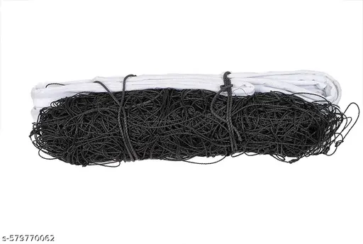 Pashchayate Premium Nylon Volleyball Net Suitable for Pool Grass Sand Waterproof Quality Volleyball Net (Black)