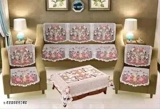 Sofa Cover In 5 Seater Sofa Cover With 40 into 60 Inches Center Table Cover Pack Of 11 pc Set good quality Products