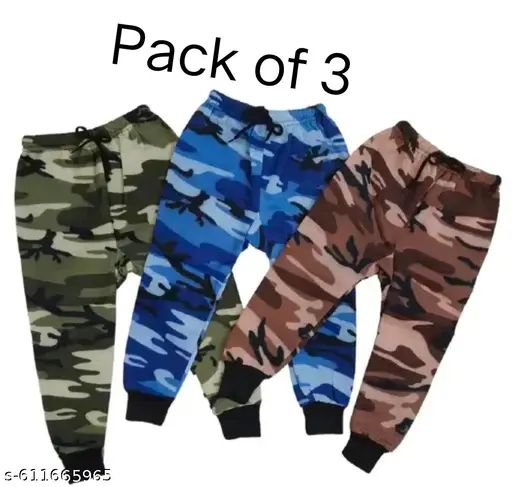 Woolen pajama Fauji print