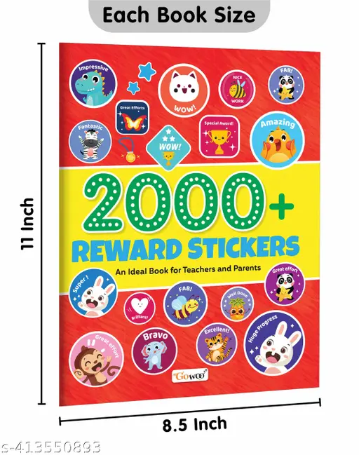 2000+ Reward Stickers: Encouraging and Fun Sticker Book - Ideal for Teachers and Parents, With Over 2000 Stickers to Lift Spirits, Promote Positive Behavior, and Celebrate Achievements of Kids [Paperback]