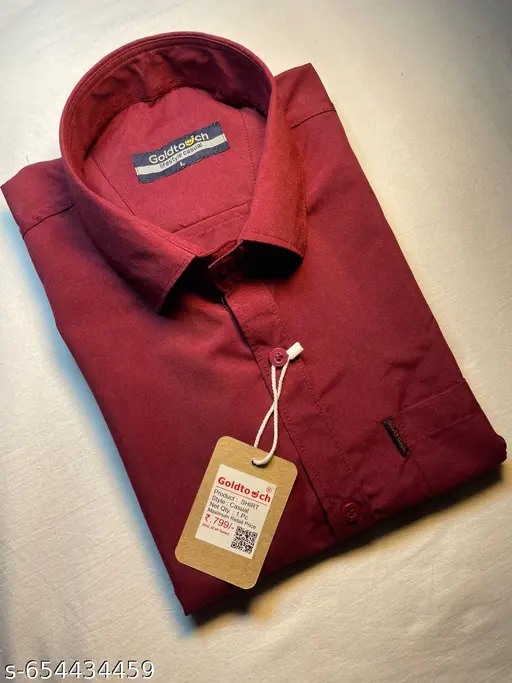 Mens Regular Fit Solid Premium Quality Full Sleeve