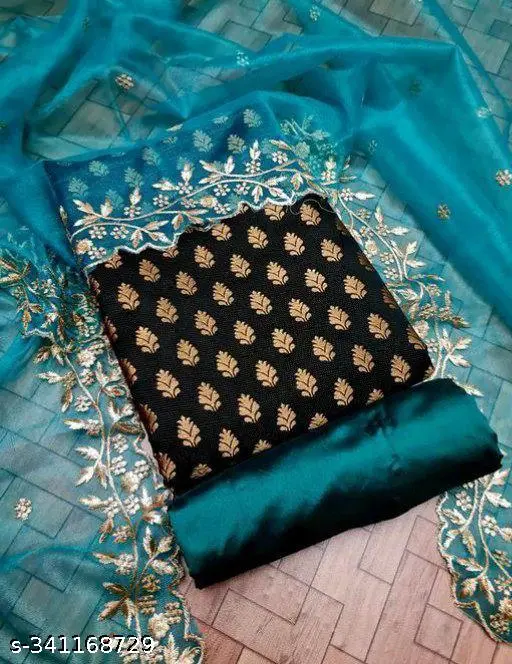 Fancy Banarasi dress matirial