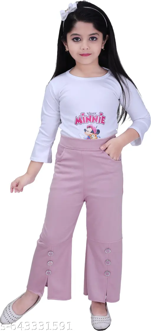 Premium Pink Stylish Girls 3-Piece Trendy Clothing Set