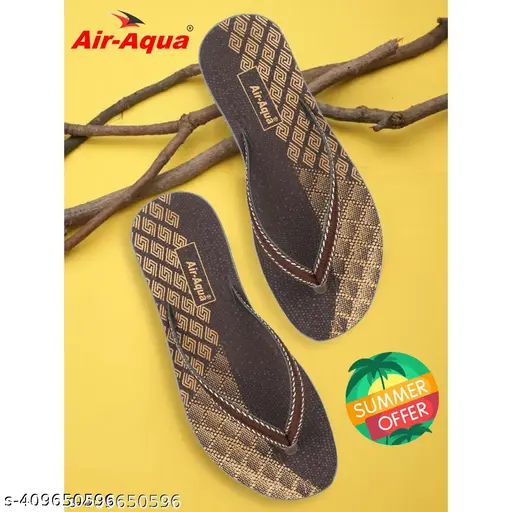 Women's Daily Use Comfortable and light weight durable Slipper/Flipflop/chappal for Women's & Girls Airaqua/Relaxed Fashionable Women Flipflops & Slippers airaqua