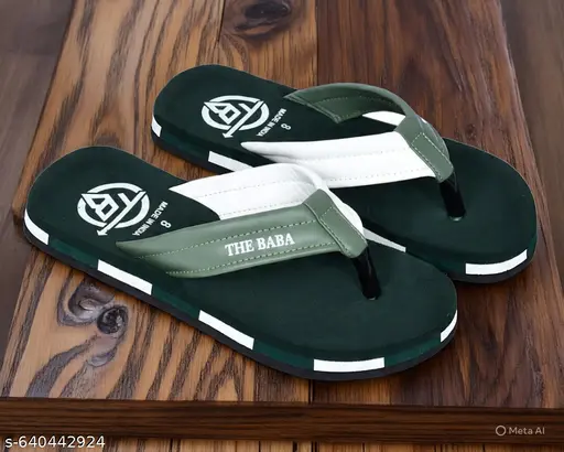 Relaxed Attractive Men Flip Flops