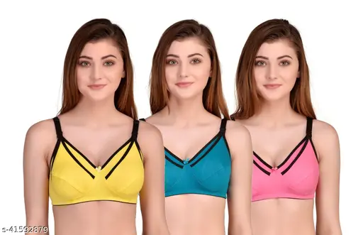 RV Feeding/Maternity/Nursing Bra Pop Combo (Pack of 3)