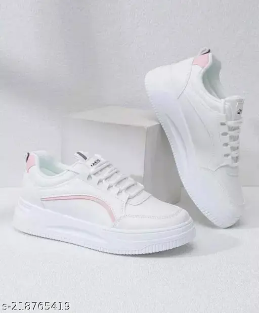 WOGDON Kids Girls Synthetic Multicolour Casual Sneaker Shoes