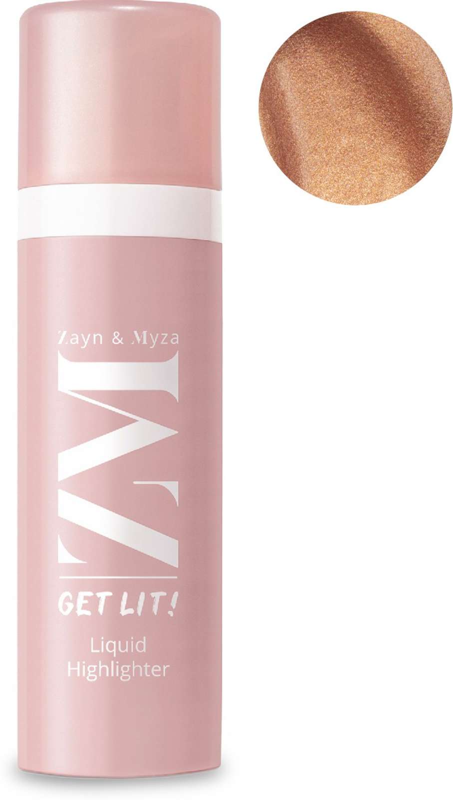 ZM Zayn & Myza Get Lit! Liquid Highlighter | Spotlight illuminator | Face makeup | 30g Highlighter (30 g, MOONWALKER)