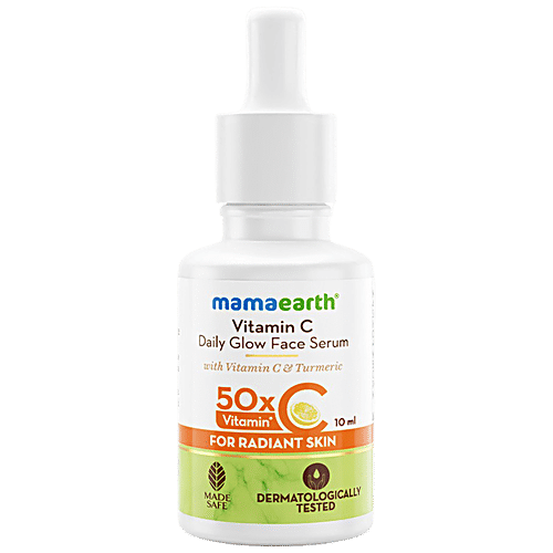 Mamaearth Vitamin C Daily Glow Face Serum With Turmeric, 10 ml