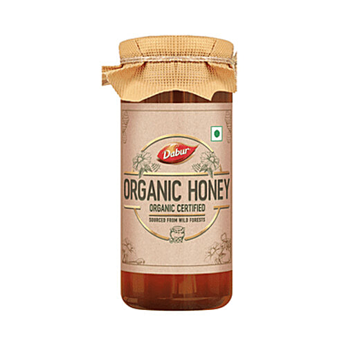 Dabur Dabur Organic Honey | 100% Pure & Natural | Raw , Unprocessed Honey | No Sugar Adulteration, 500 gm Paste