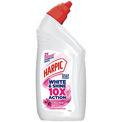 Harpic Disinfectant Toilet Bleach (White and Shine)