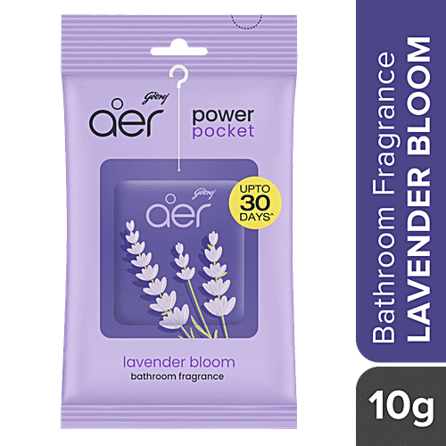 Godrej Aer Power Pocket Bathroom Air Freshener (Lavender)