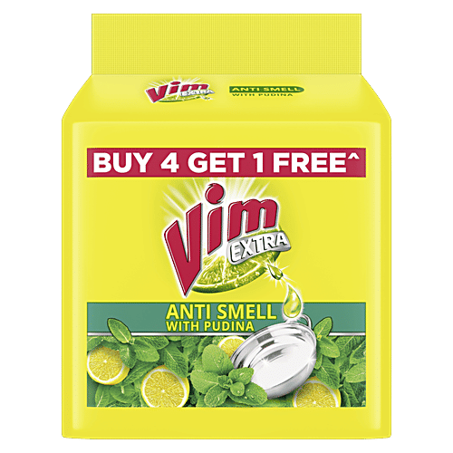 Vim Anti Smell Pudina Dishwash Bar