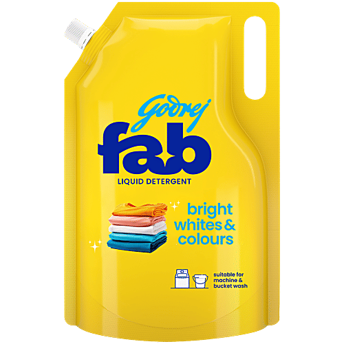 Godrej Fab Liquid Detergent For Machine & Bucket Wash, 800 g