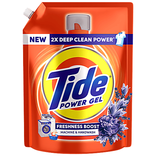 Tide Power Gel Freshness Boost Top Load & Front Load Liquid Detergent, 3.2 kg