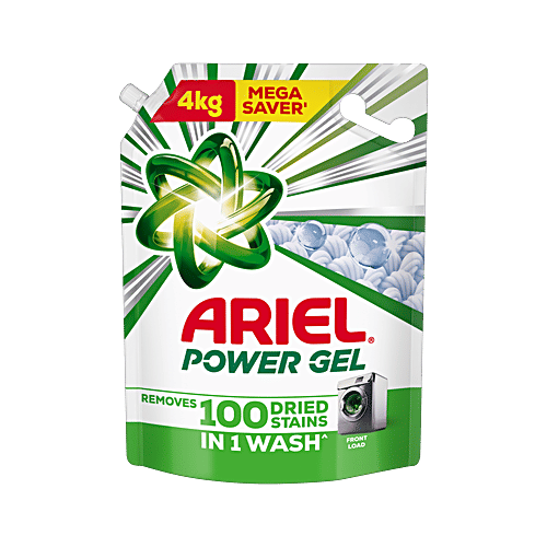 Ariel Power Gel Front Load Liquid Detergent, 4 kg