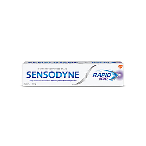 Sensodyne Sensodyne Rapid Relief Sensitive for Healthy Gums & Strong Teeth | Daily Protection Toothpaste, 120 gm Toothpaste