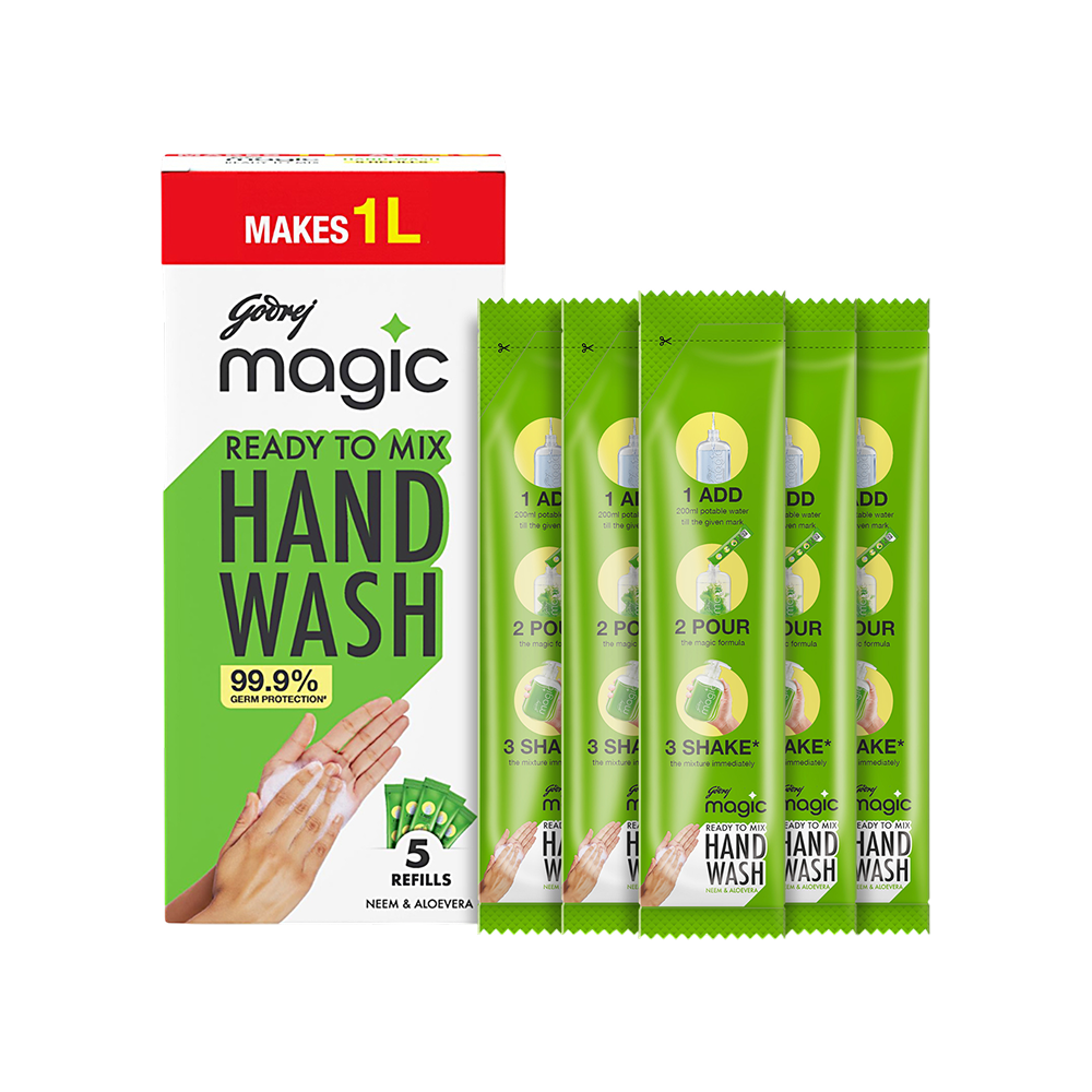 Godrej Protekt Mr. Magic Hand Wash Mix (Makes 1 ltr)