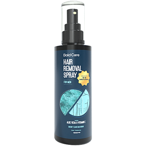 Bold Care Men's Hair Removal Spray with Aloe Vera & Shea Butter