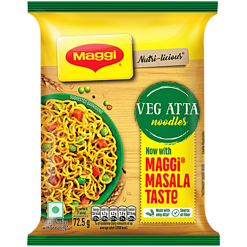 Maggi Nutri-Licious Veg Atta Instant Noodles, 72.5 g