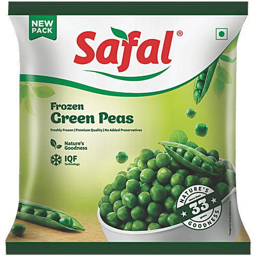 Safal Frozen - Green Peas, 200 g Pouch