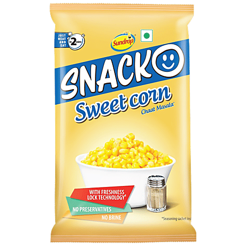 Sundrop Snacko Chaat Masala Sweet Corn