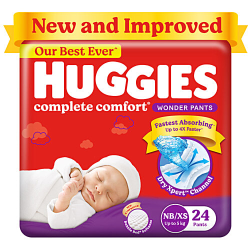 Huggies Wonder Pants Diapers - Extra Small Size, 24 pcs