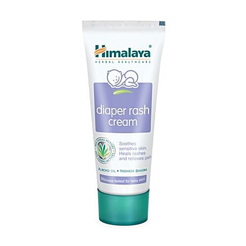 Himalaya Baby Diaper Rash Cream - With Almond Oil & Yashada Bhasma, Paraben Free, 50 g