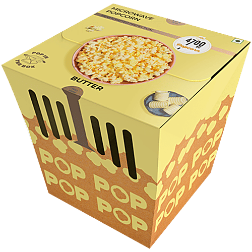4700BC Butter Microwave PopBox, 80 g