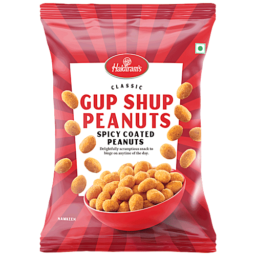 Haldiram's Gup Shup Peanuts Namkeen, 200 g Pouch